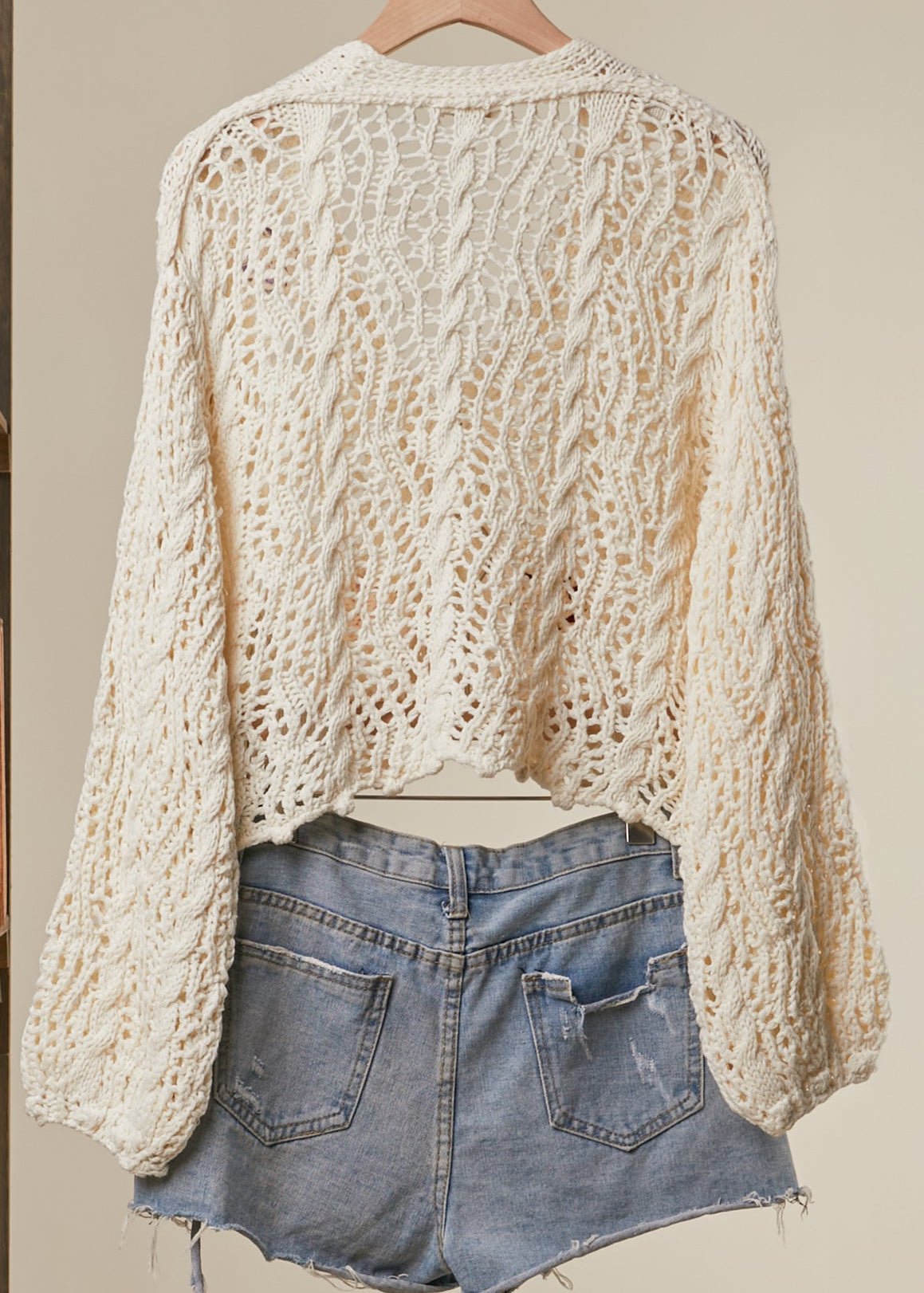 Painted Petals Crochet Cardigan - Westly