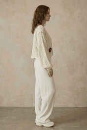 Painted Petals Crochet Cardigan - Westly
