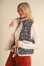 Paisley Passage Sherpa Lined Paisley Vest - Westly