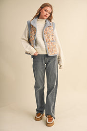 Paisley Passage Sherpa Lined Paisley Vest - Westly