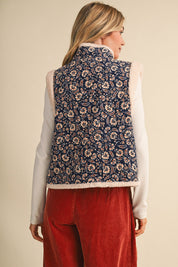 Paisley Passage Sherpa Lined Paisley Vest - Westly