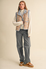 Paisley Passage Sherpa Lined Paisley Vest - Westly