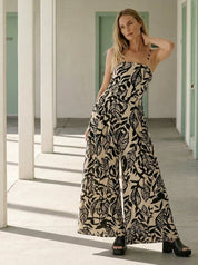 Palmera Tropical - Print Wide - Leg Jumpsuit - Westly