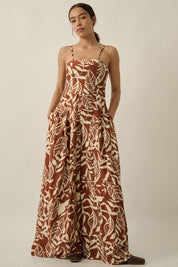 Palmera Tropical - Print Wide - Leg Jumpsuit - Westly