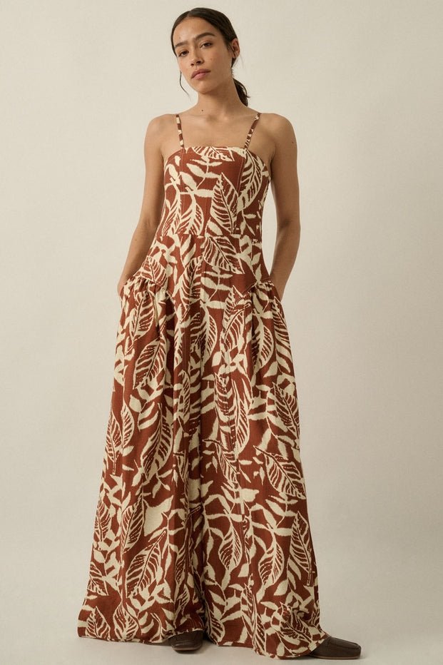 Palmera Tropical - Print Wide - Leg Jumpsuit - Westly