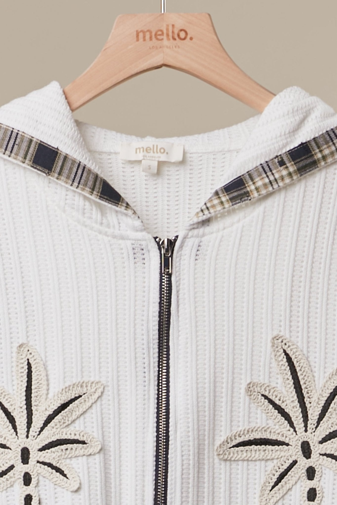 Palmetto Waffle Knit Zip - Up Hoodie - Westly