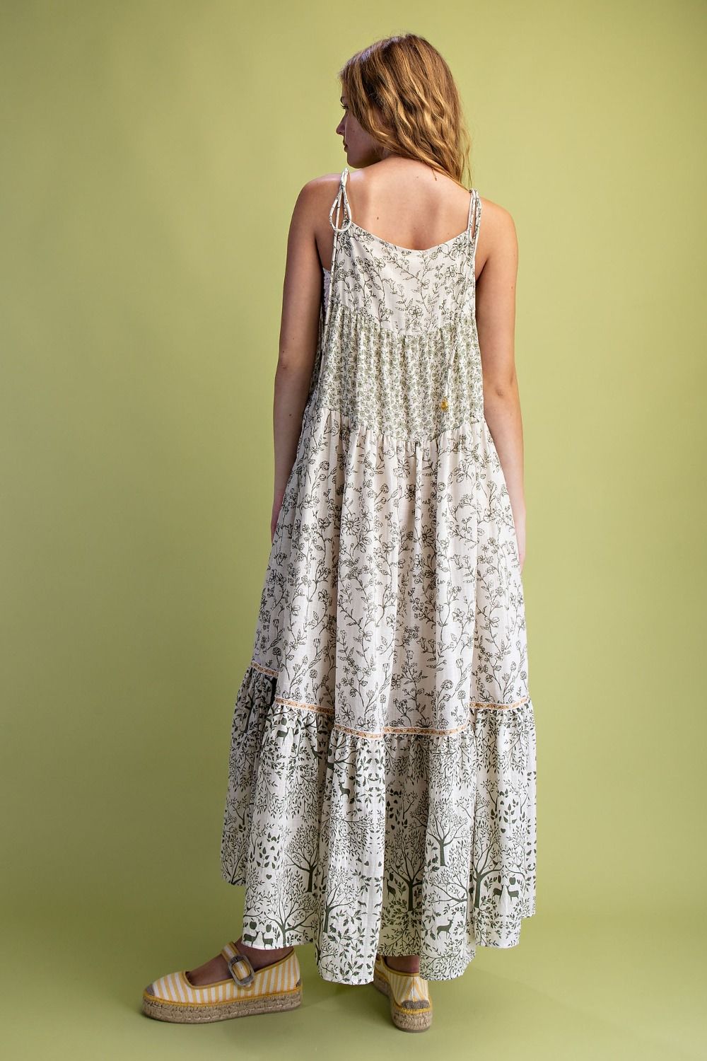 Paloma Printed Tiered Maxi Dress - Westly