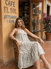 Paloma Printed Tiered Maxi Dress - Westly