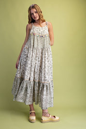 Paloma Printed Tiered Maxi Dress - Westly