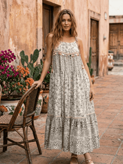 Paloma Printed Tiered Maxi Dress - Westly