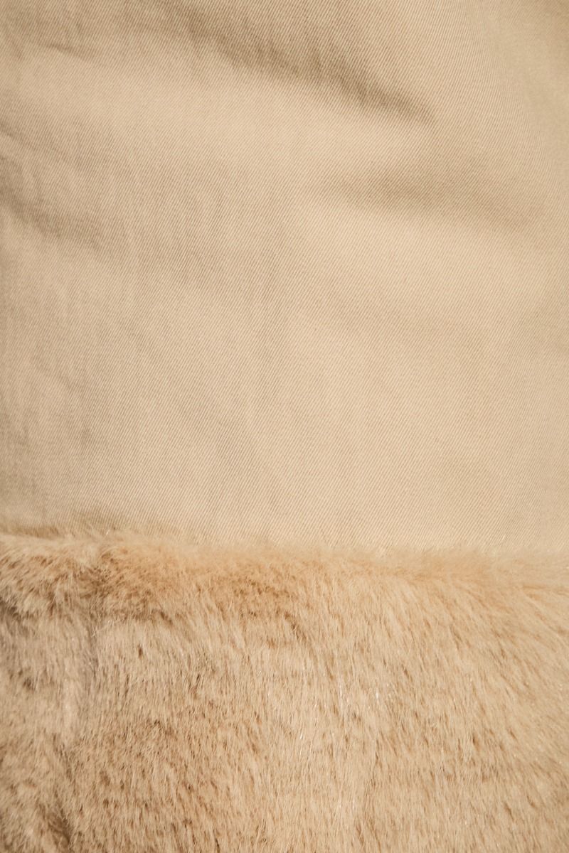 Parkside Reversible Faux Fur Jacket in Beige - product photo 7