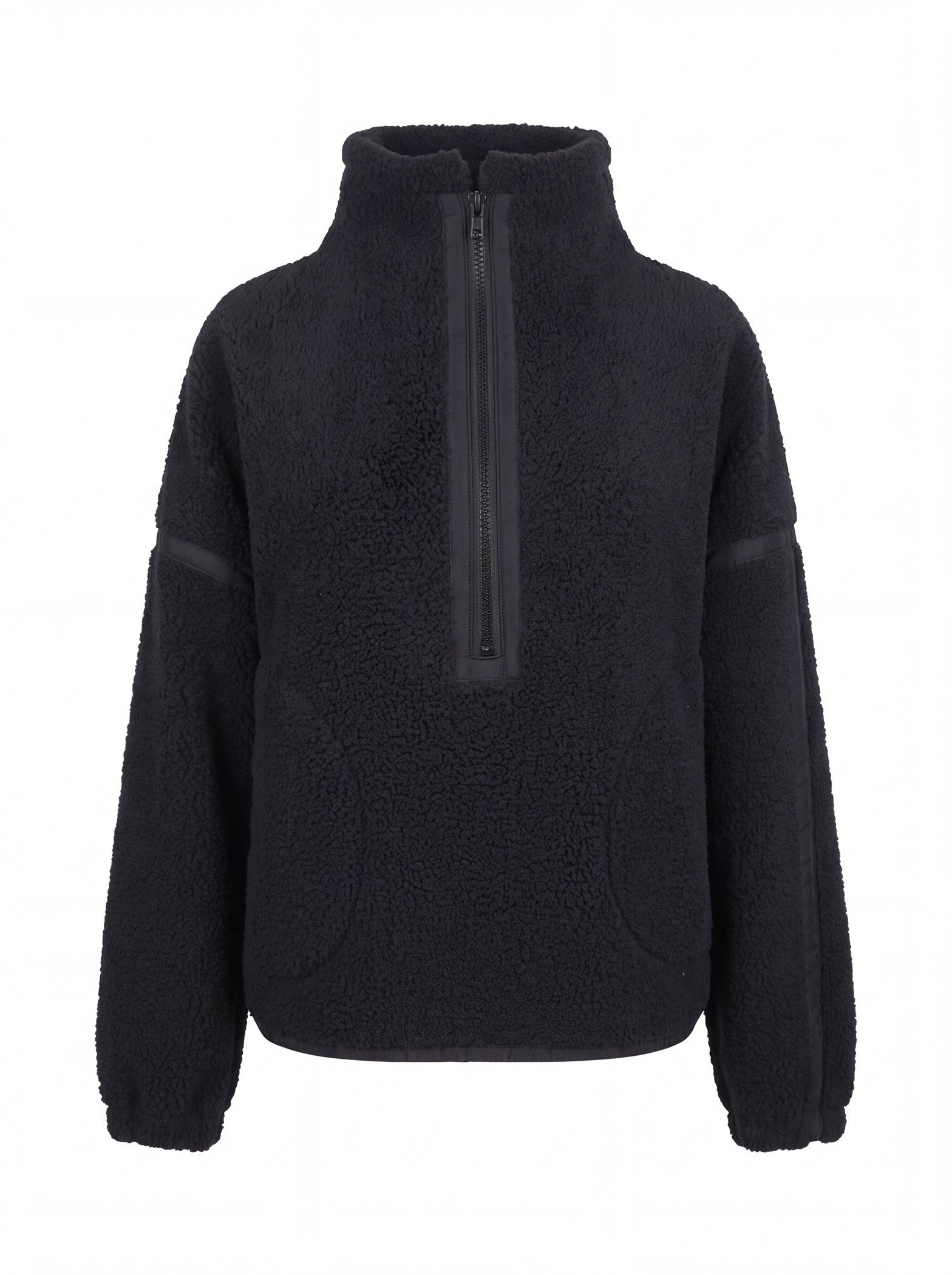 Parkside Sherpa Half-Zip Pullover - Black