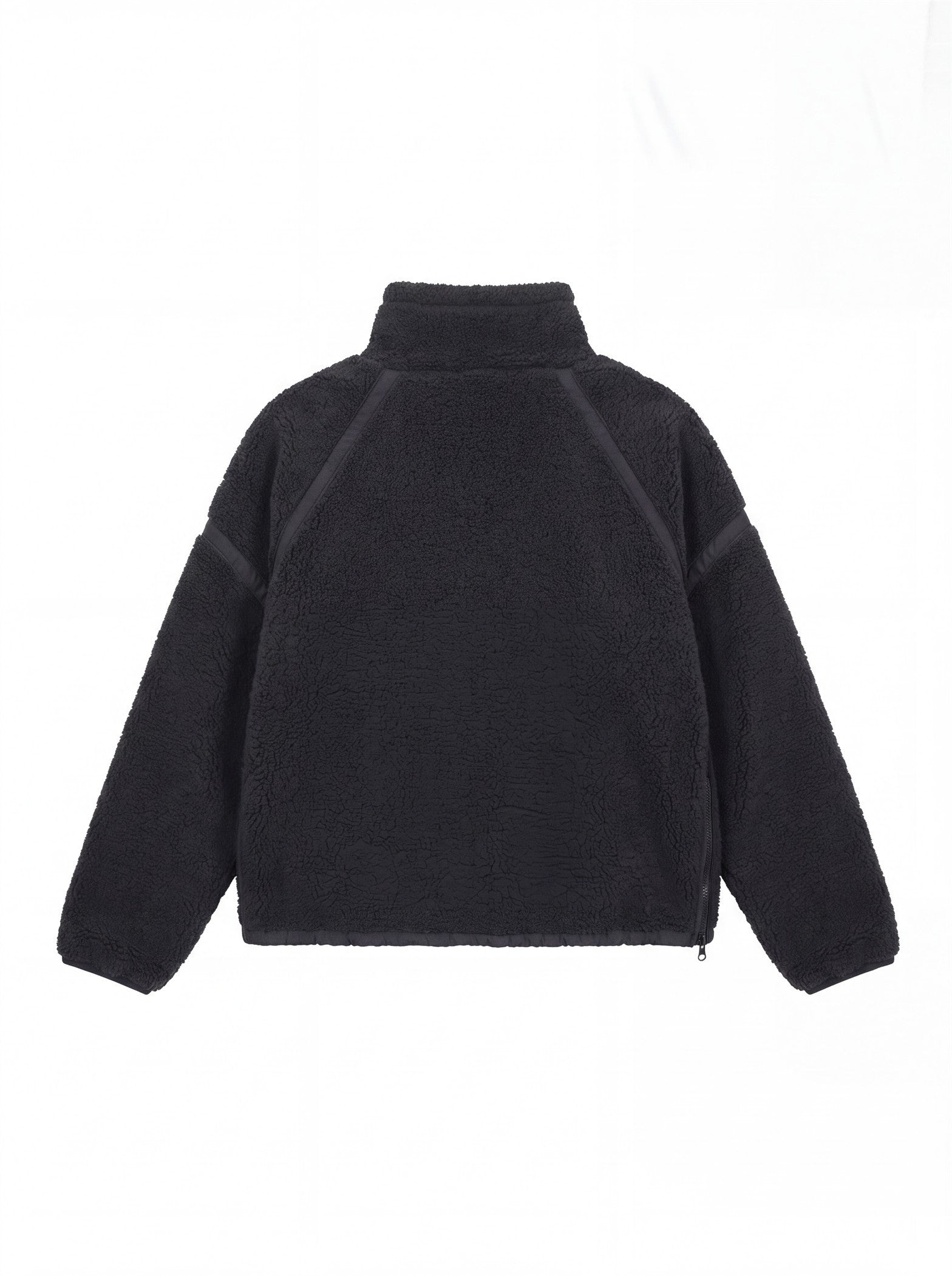 Parkside Sherpa Half-Zip Pullover - Black