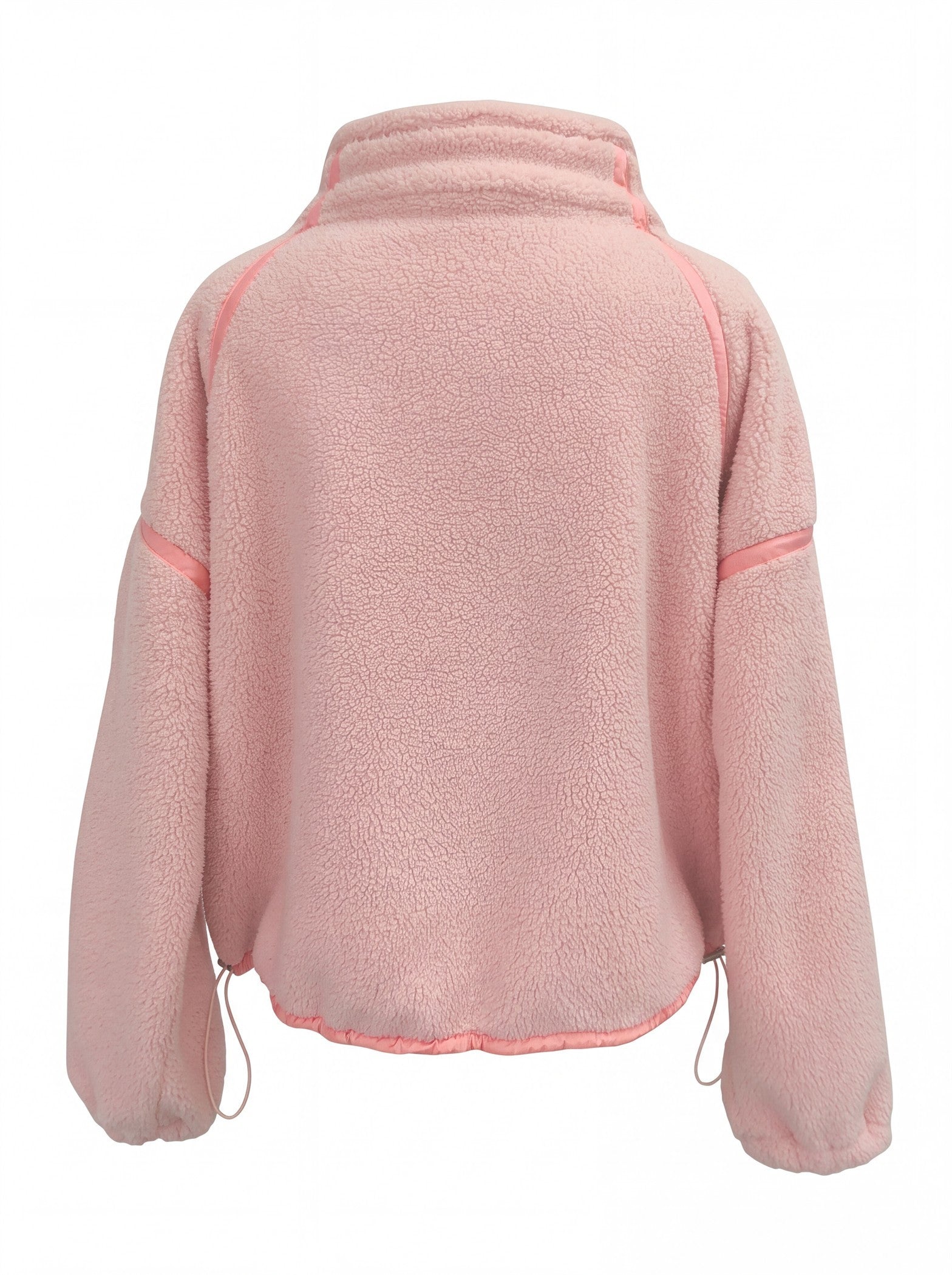 Parkside Sherpa Half-Zip Pullover - Pink
