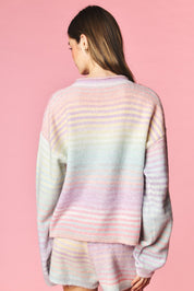 Pastel Parade Cardigan and Shorts Set - Westly