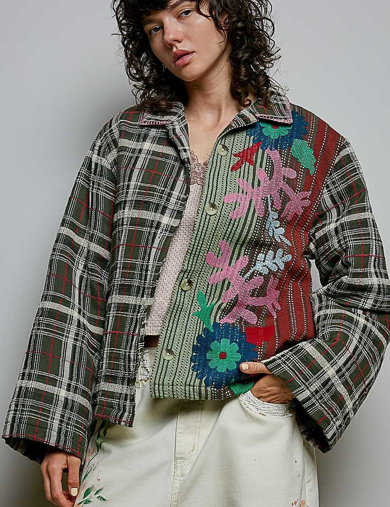 Patchouli Embroidered Woven Jacket - Westly