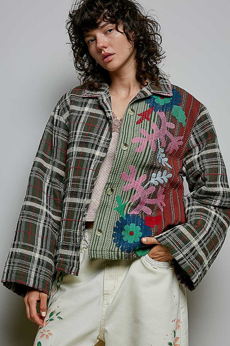 Patchouli Embroidered Woven Jacket - Westly