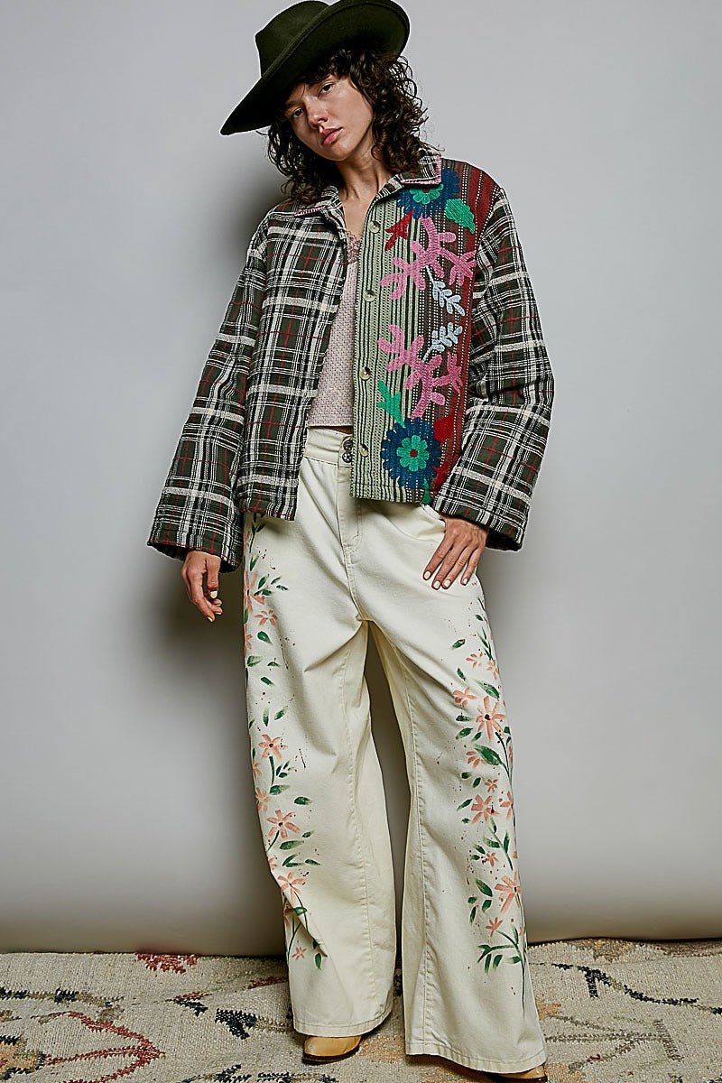 Patchouli Embroidered Woven Jacket - Westly