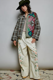 Patchouli Embroidered Woven Jacket - Westly