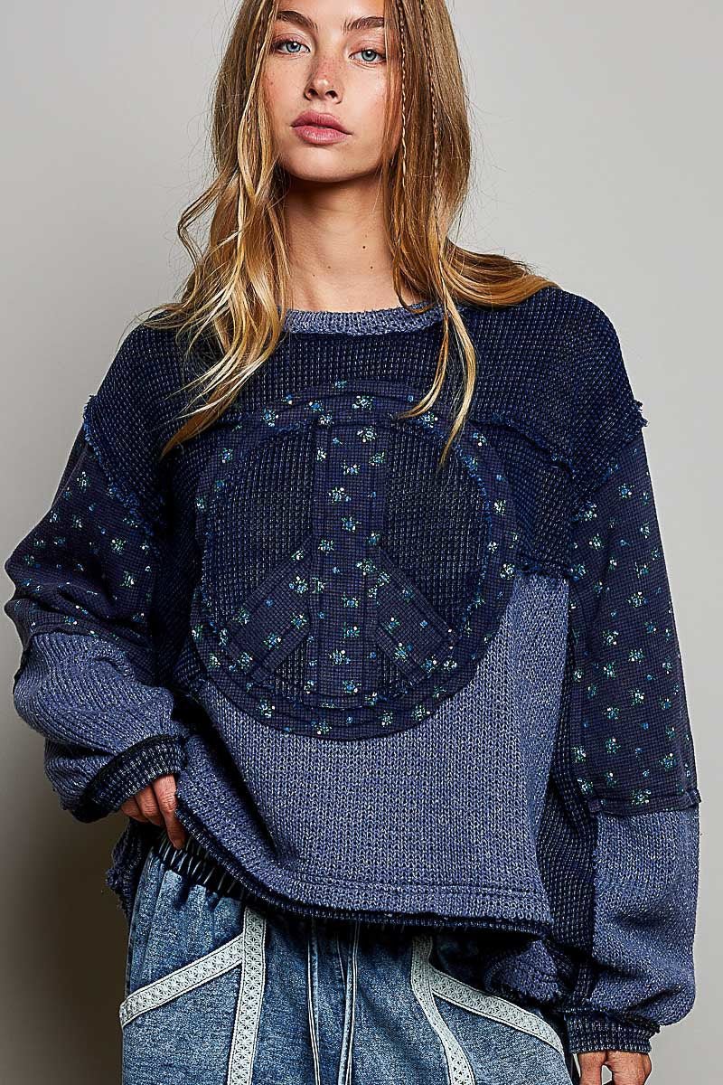Peace Of Mind Patchwork Long-Sleeve Thermal - Westly