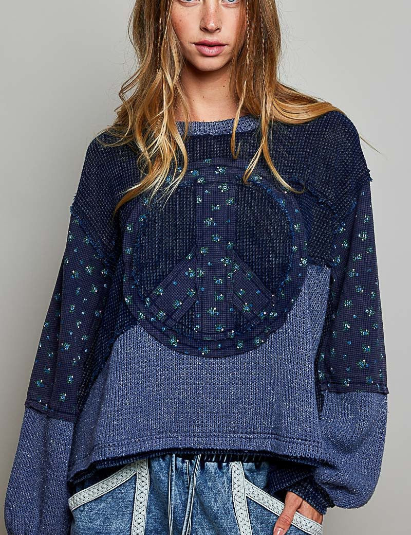 Peace Of Mind Patchwork Long-Sleeve Thermal - Westly