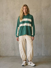 Peace Offering Oversized Color Block Hoodie - Westly