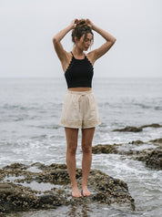 Penny High Neck Crochet Lace Bralette - Westly
