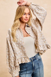 Petal Study Textured Floral Shirt - Westly