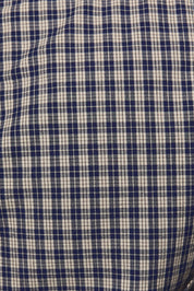 Petra Check Micro Shorts - Navy Check