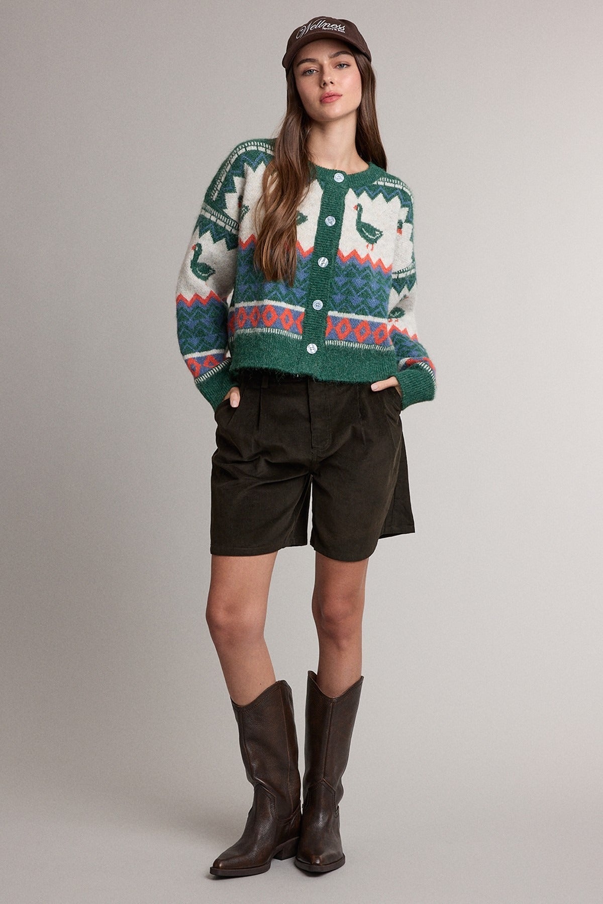 Pintail Fair Isle Goose Cardigan - Westly