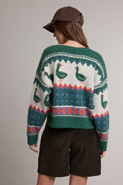 Pintail Fair Isle Goose Cardigan - Westly