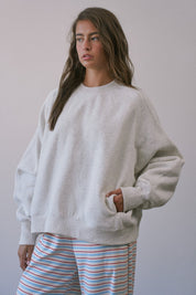 Pocket Change Oversized Pocket Sweatshirt - Westly
