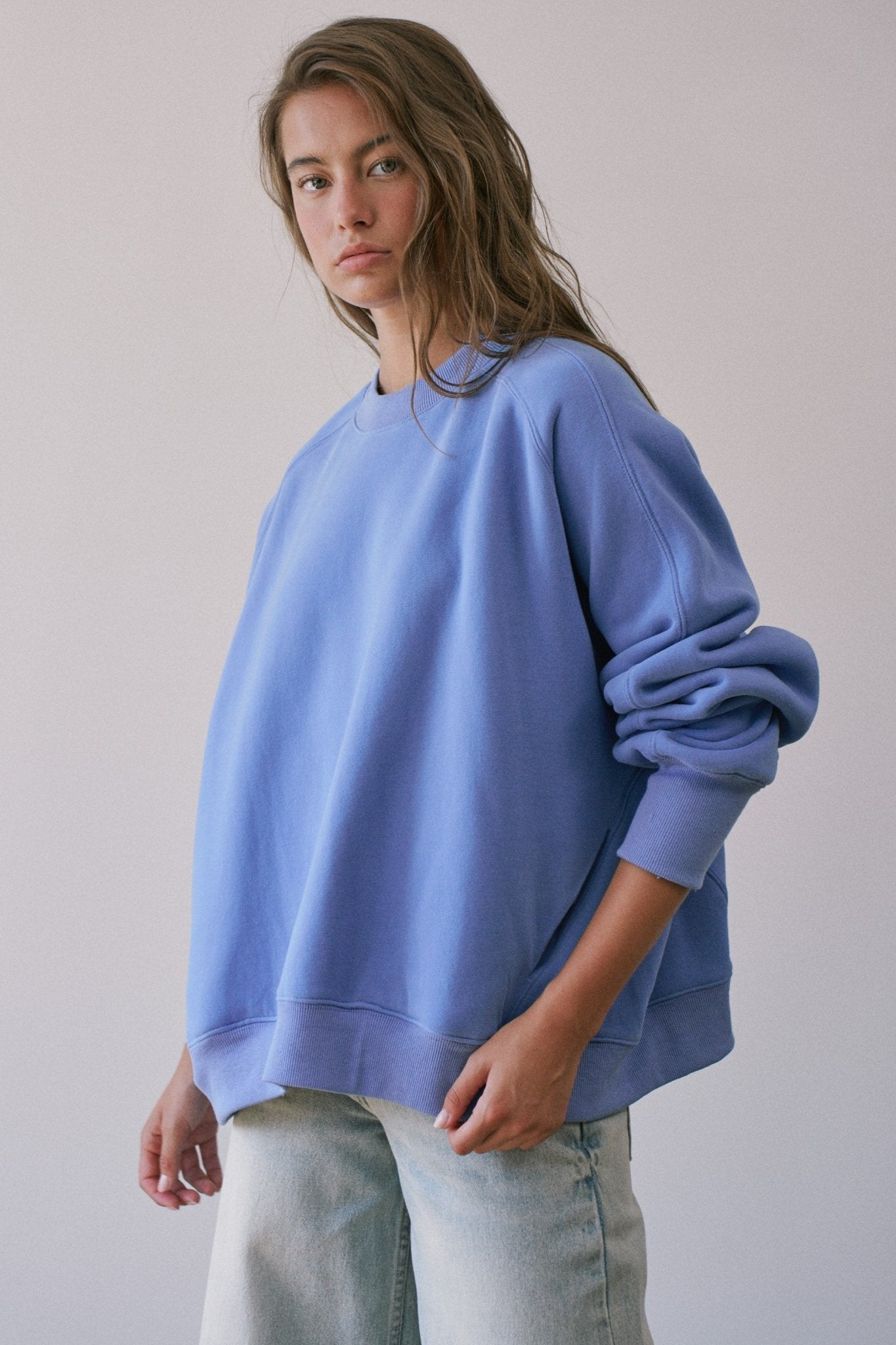 Pocket Change Oversized Pocket Sweatshirt - Westly