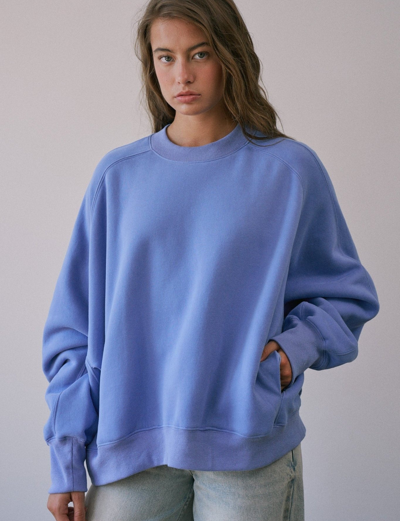 Pocket Change Oversized Pocket Sweatshirt - Westly