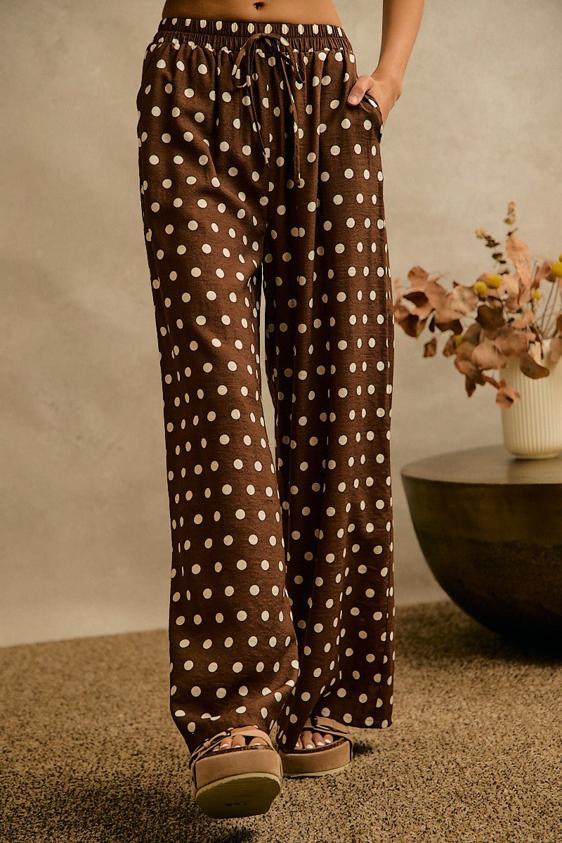 Point Taken Polka Dot Pull-On Pants - Westly