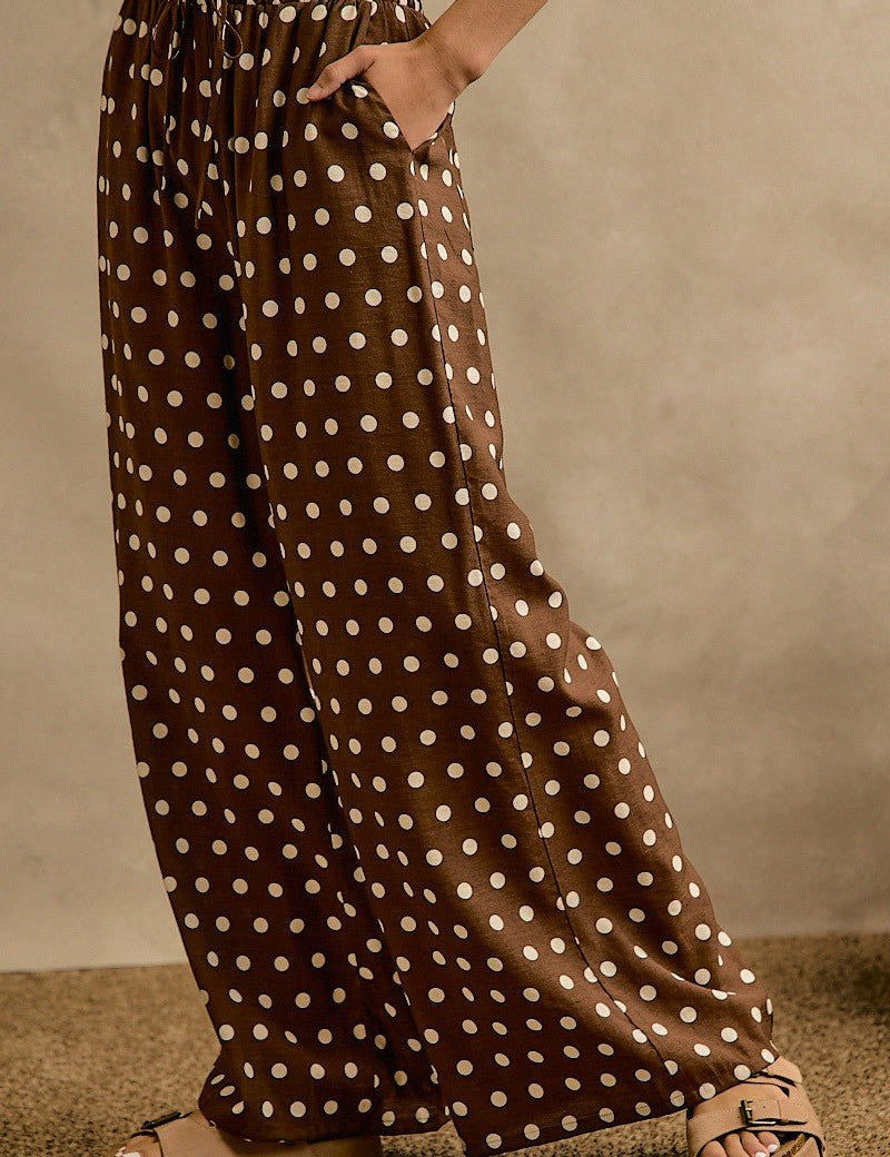Point Taken Polka Dot Pull-On Pants - Westly