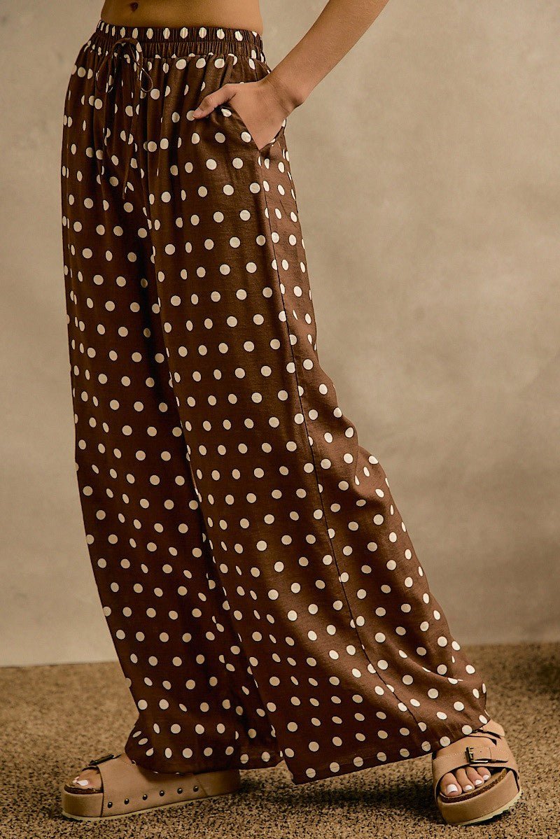 Point Taken Polka Dot Pull-On Pants - Westly