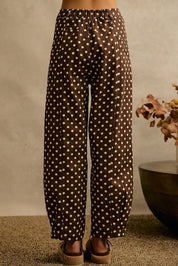 Point Taken Polka Dot Twill Pants - Westly