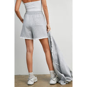 Polka Dot Lounge Shorts with Lace Trim - Westly