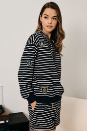 Port Authority Striped Quarter-Zip Sweatshirt - Westly