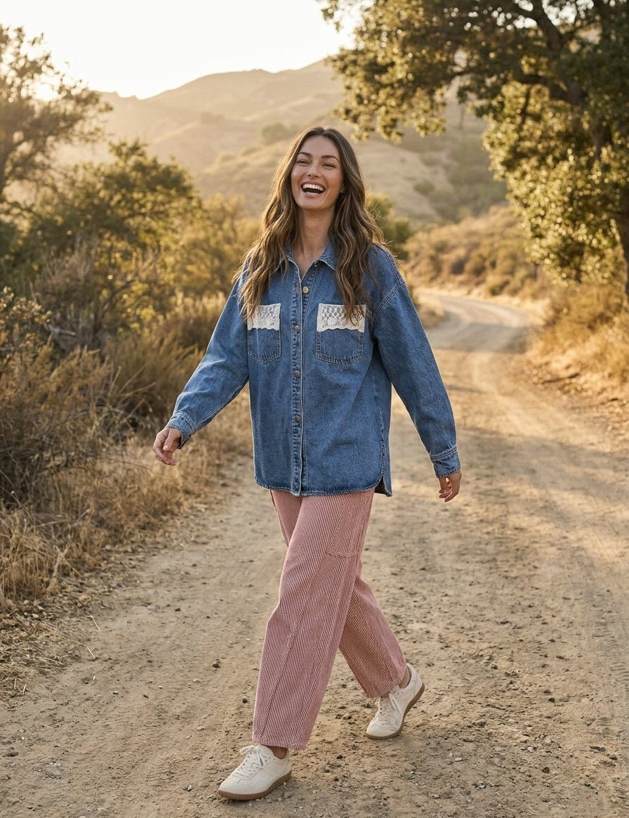 Porter Striped Linen-Blend Barrel Pants - Westly