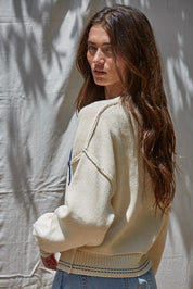 Portside Embroidered USA Sweater - Westly