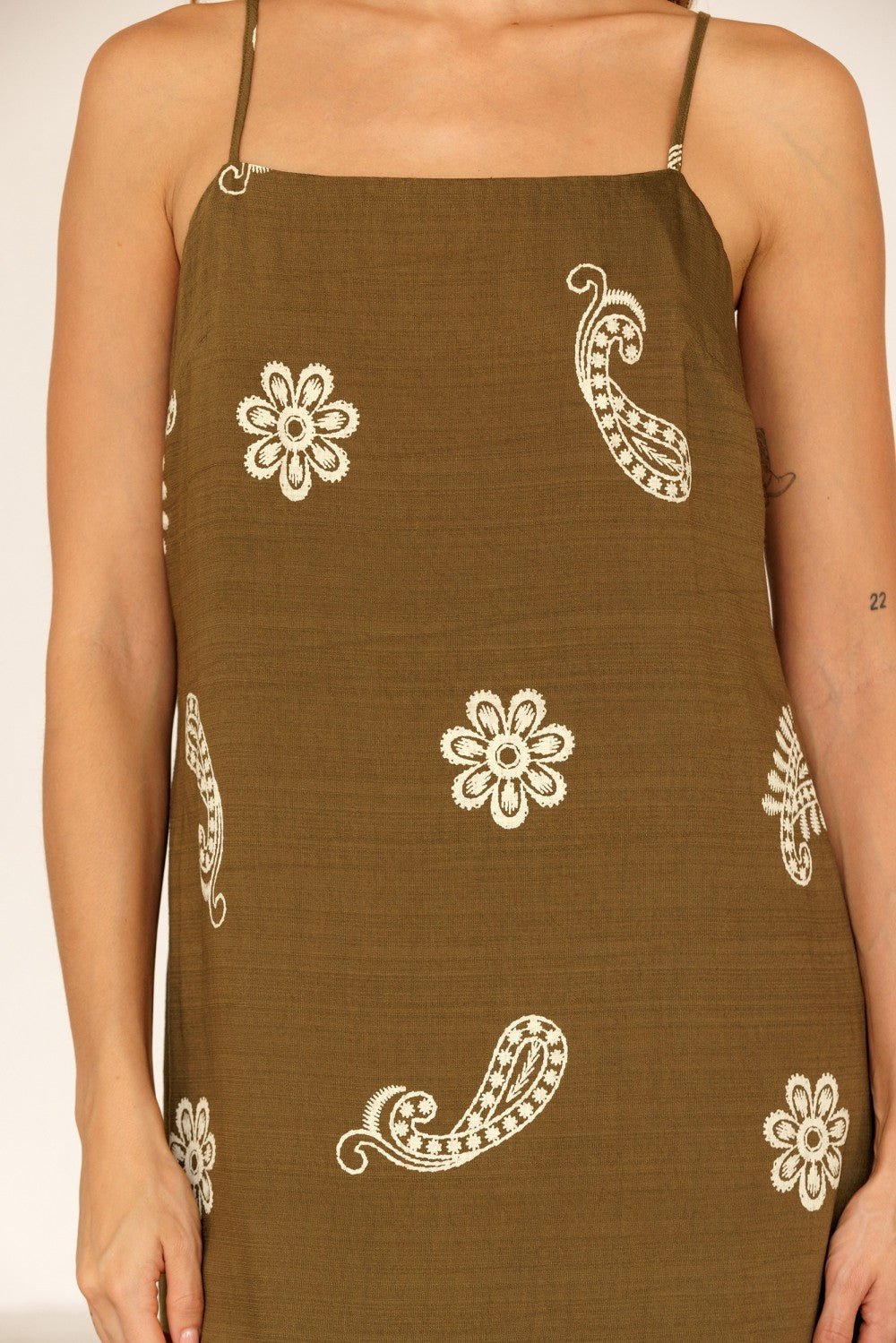 Positano Paisley Embroidered Maxi Dress - Westly