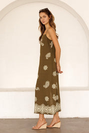 Positano Paisley Embroidered Maxi Dress - Westly