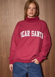 Postmarked Reversible Dear Santa Sweatshirt - Westly