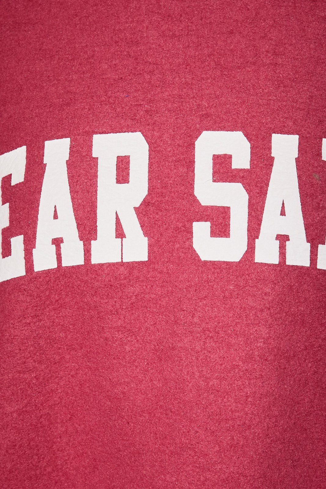 Postmarked Reversible Dear Santa Sweatshirt in Dusty Red White Dot — product photo 07