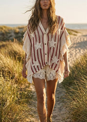 Prescott Star Patch Open - Knit Top - Westly