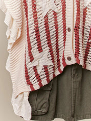 Prescott Star Patch Open - Knit Top - Westly