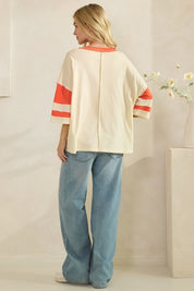 Presley Star Patch Oversized Tee - Westly