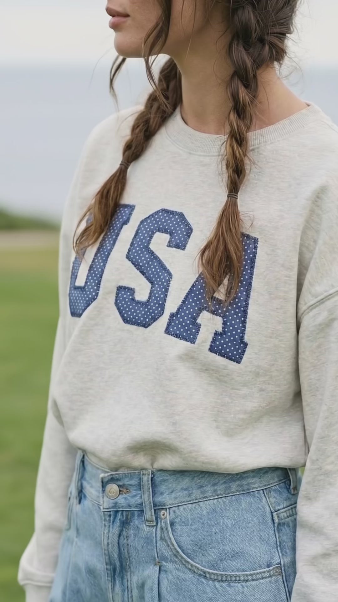 Varsity USA Polka Dot Sweatshirt